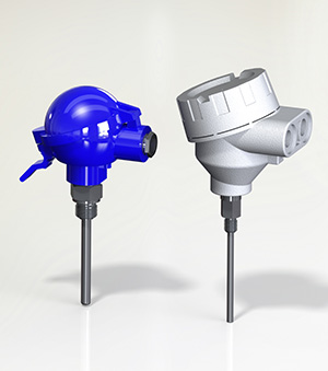 Threaded temperature sensor w/o cooling neck 1