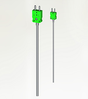 Mineral insulated TC insert with connector 11