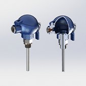 Threaded thermowells without cooling neck